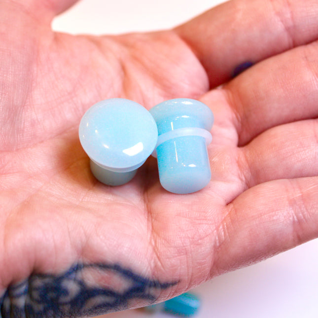 Bright Blue Glow In The Dark Single Flare