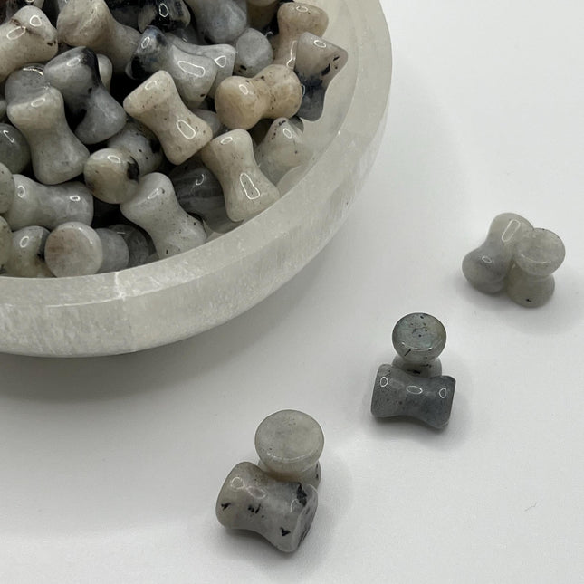 Moonstone Double flare plugs - gauges