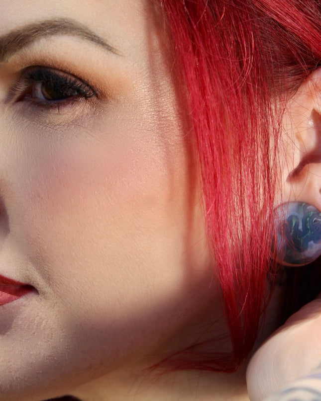 Moss Agate Plugs - "A" Grade - EC Plugs