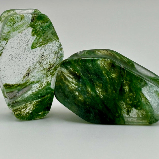 Moss Glass Coffin Plugs - EC Plugs