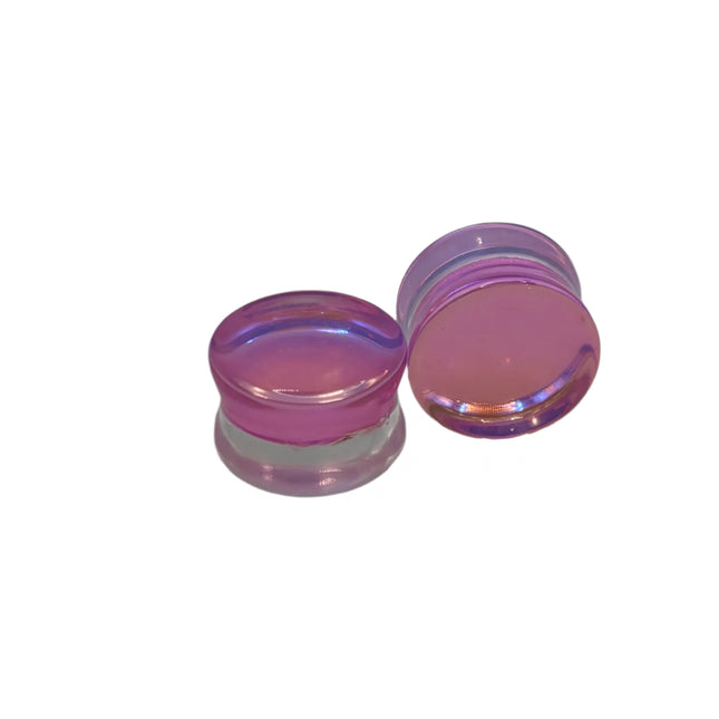 Pink plugs double flare