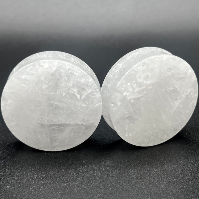 Quartz Plugs - Double Flare Gauge - EC Plugs