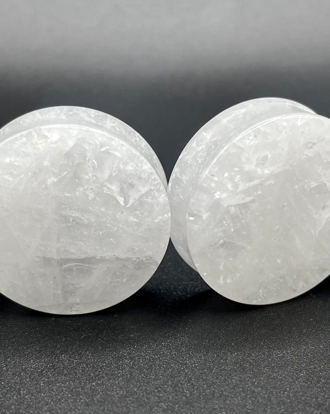 Quartz Plugs - Double Flare Gauge - EC Plugs