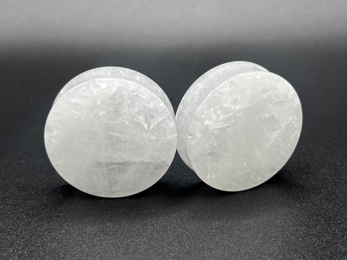 Quartz Plugs - Double Flare Gauge - EC Plugs