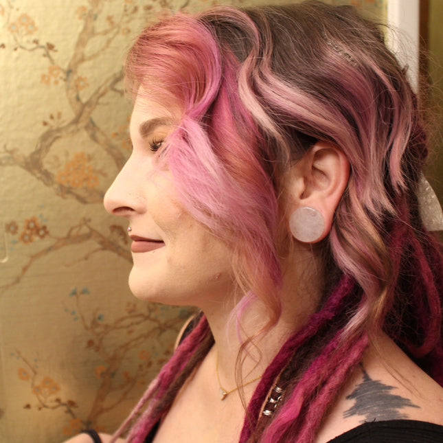 Quartz Plugs - Double Flare Gauge - EC Plugs