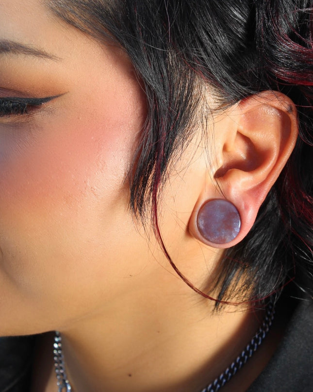 Agate Gauges “rainbow” Multi-Color - EC Plugs