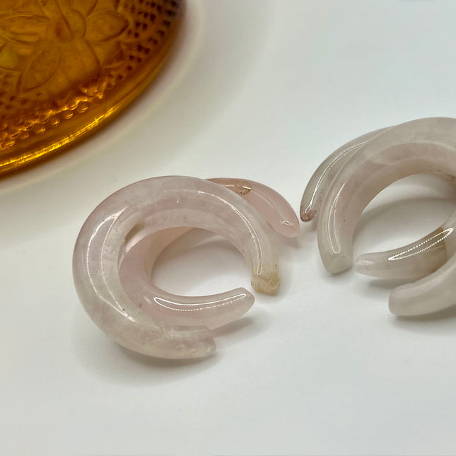 Rose Quartz Pinchers - EC Plugs