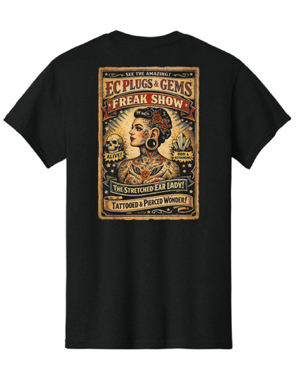 EC Plugs and Gems Freakshow T-Shirt 