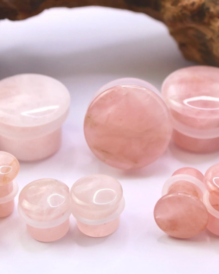 ROSE QUARTZ SINGLE FLARE PLUGS - EC Plugs