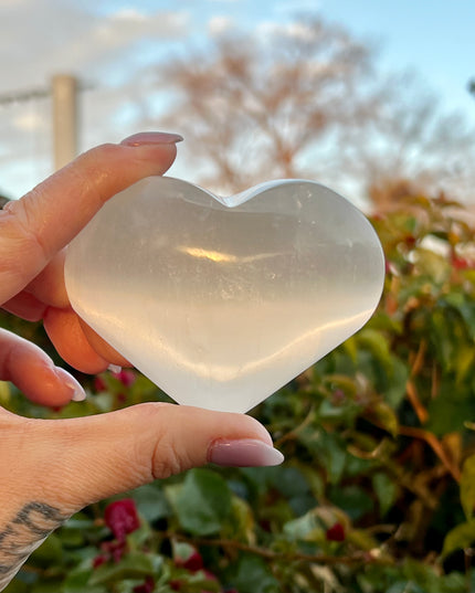 Selenite Heart