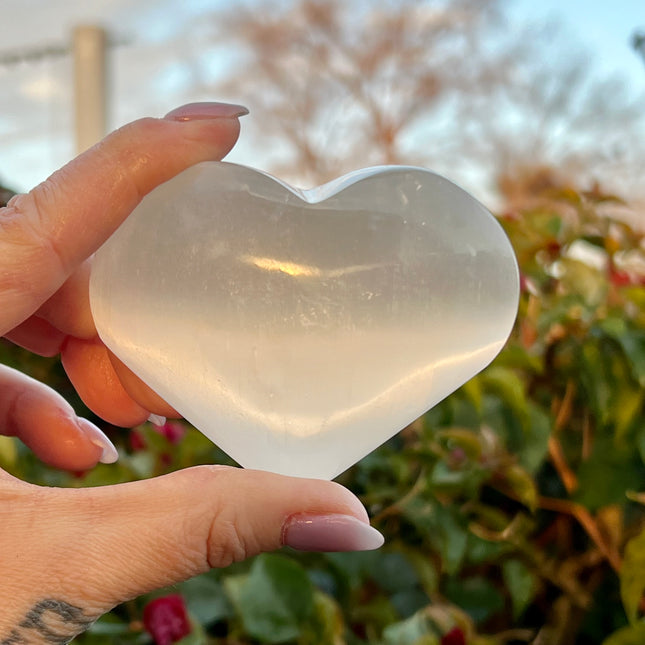 Selenite Heart