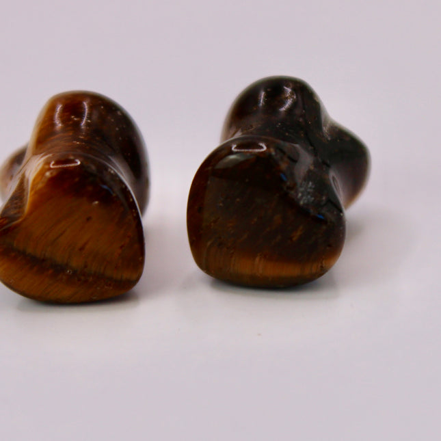 Tigers eye plugs