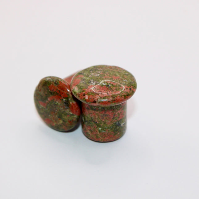 Unakite single flare plugs