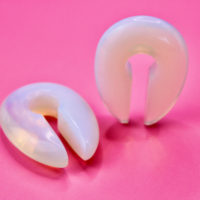 Weighted opalite ear hangers