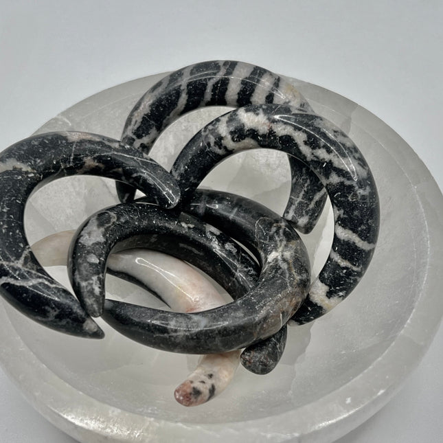 Zebra Jasper Pincher Gauges - EC Plugs