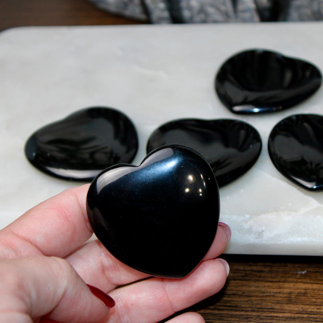 This Black Obsidian Heart blends raw power with symbolic softness—perfect for those seeking both protection and emotional balance. Whether placed on your altar, carried as a pocket talisman, or given as a gift, it’s a meaningful reminder of inner strength and energetic clarity.