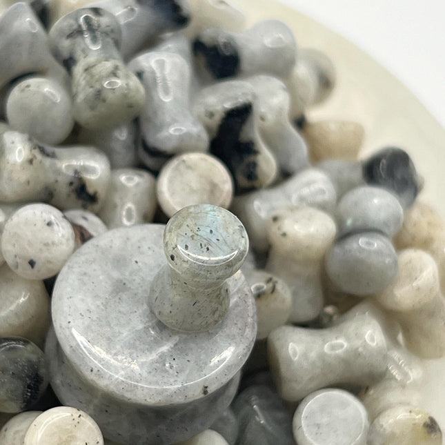 Moonstone Double flare plugs - gauges