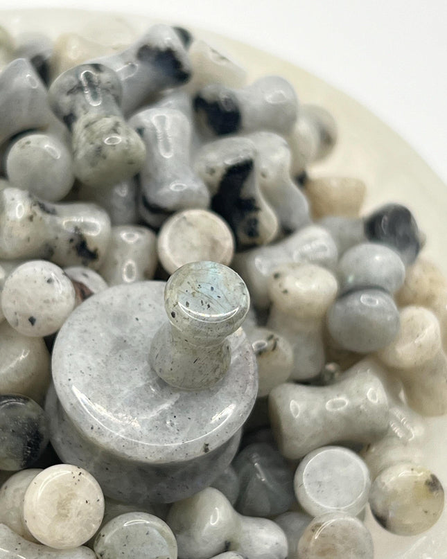 Moonstone Double flare plugs - gauges