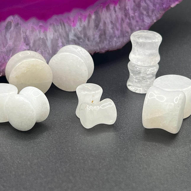 Quartz Plugs - Double Flare Gauge