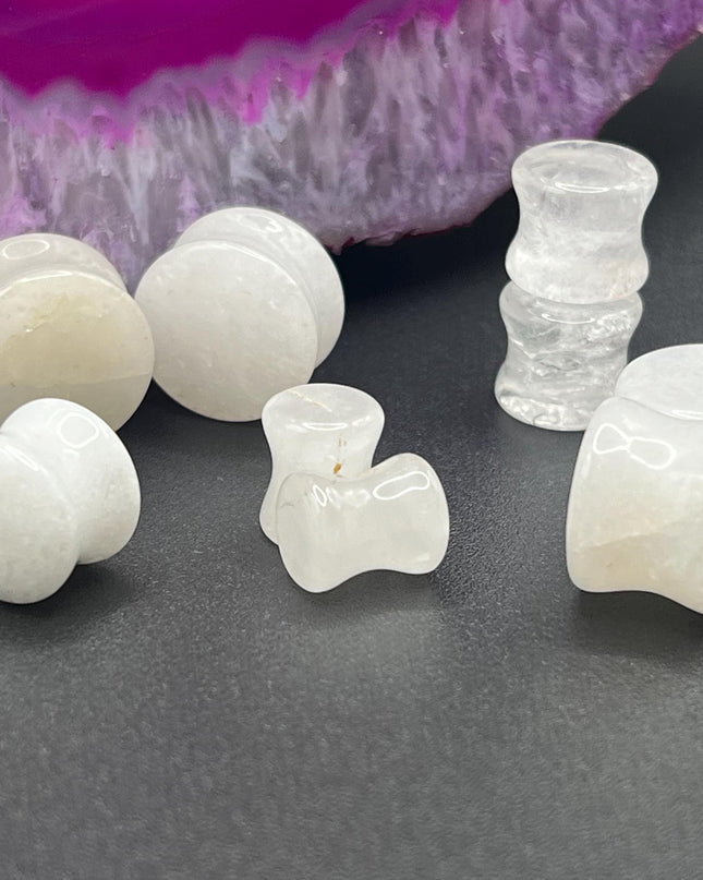 Quartz Plugs - Double Flare Gauge