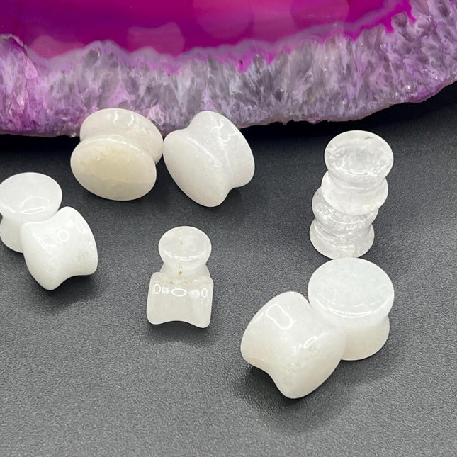 Quartz Plugs - Double Flare Gauge