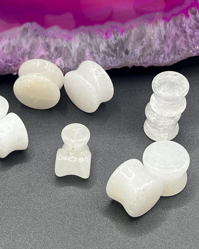 Quartz Plugs - Double Flare Gauge