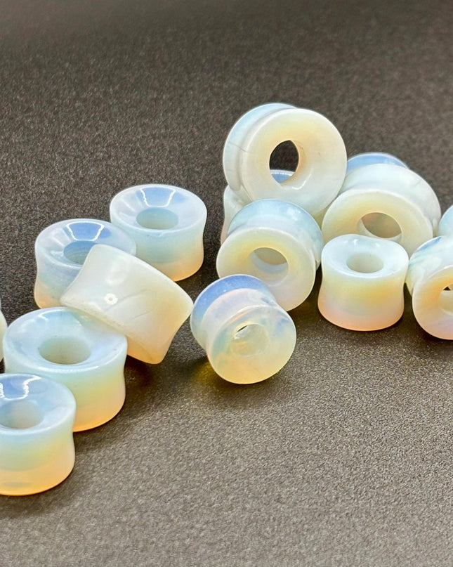 Opalite Tunnel Plugs - Gauges