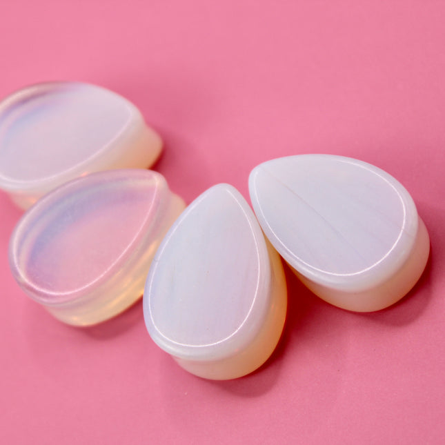 opalite tear drop plugs