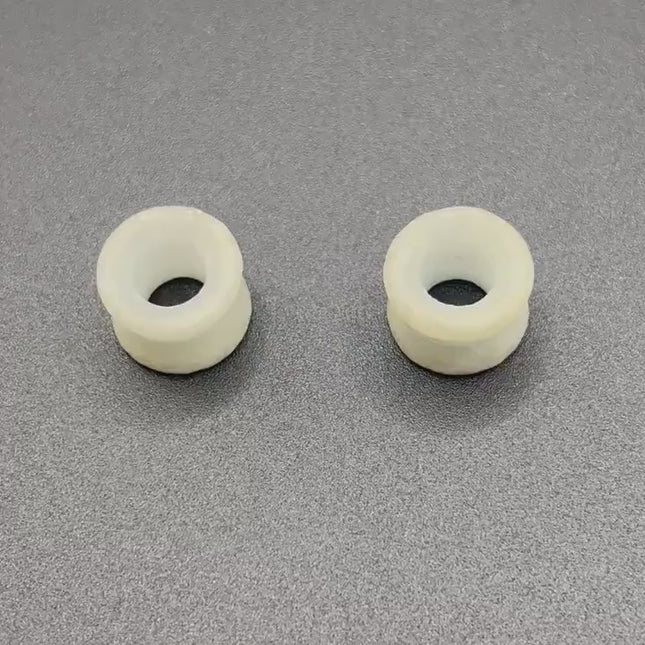 Pair of Jadite tunnel plugs, non polished unique