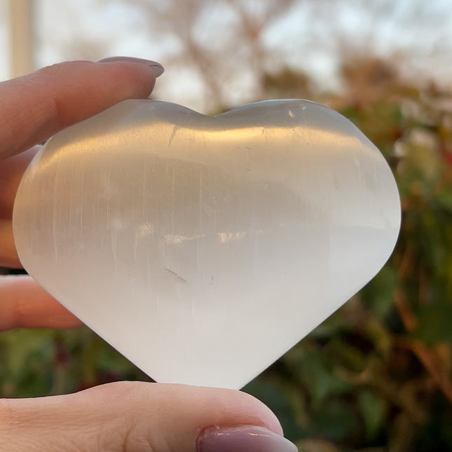 Selenite Heart
