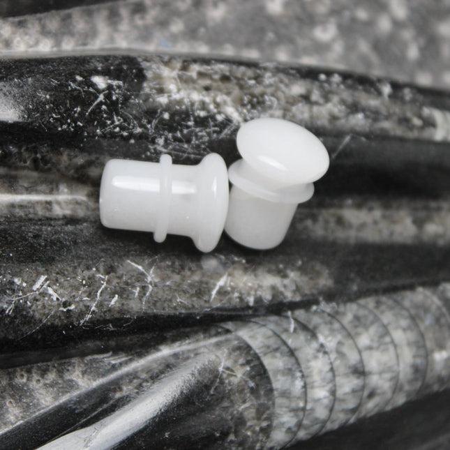 These White Quartz Single Flared Plugs combine subtle beauty with soothing energy—ideal for anyone seeking a minimalist look with meaningful crystal benefits.