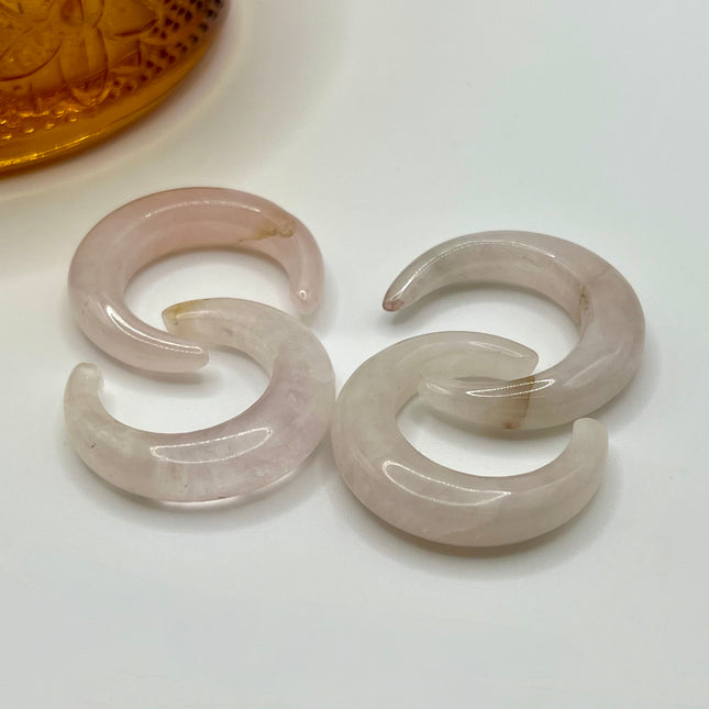 Rose Quartz Pinchers - EC Plugs
