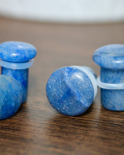 These Sodalite Single Flared Plugs offer both natural beauty and grounding energy—perfect for those who want crystal vibes with a clean, polished look. Great for everyday wear or intentional styling.