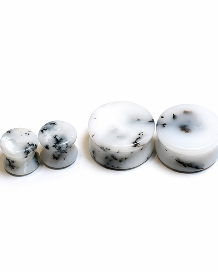 white_dendritic_agate plugs